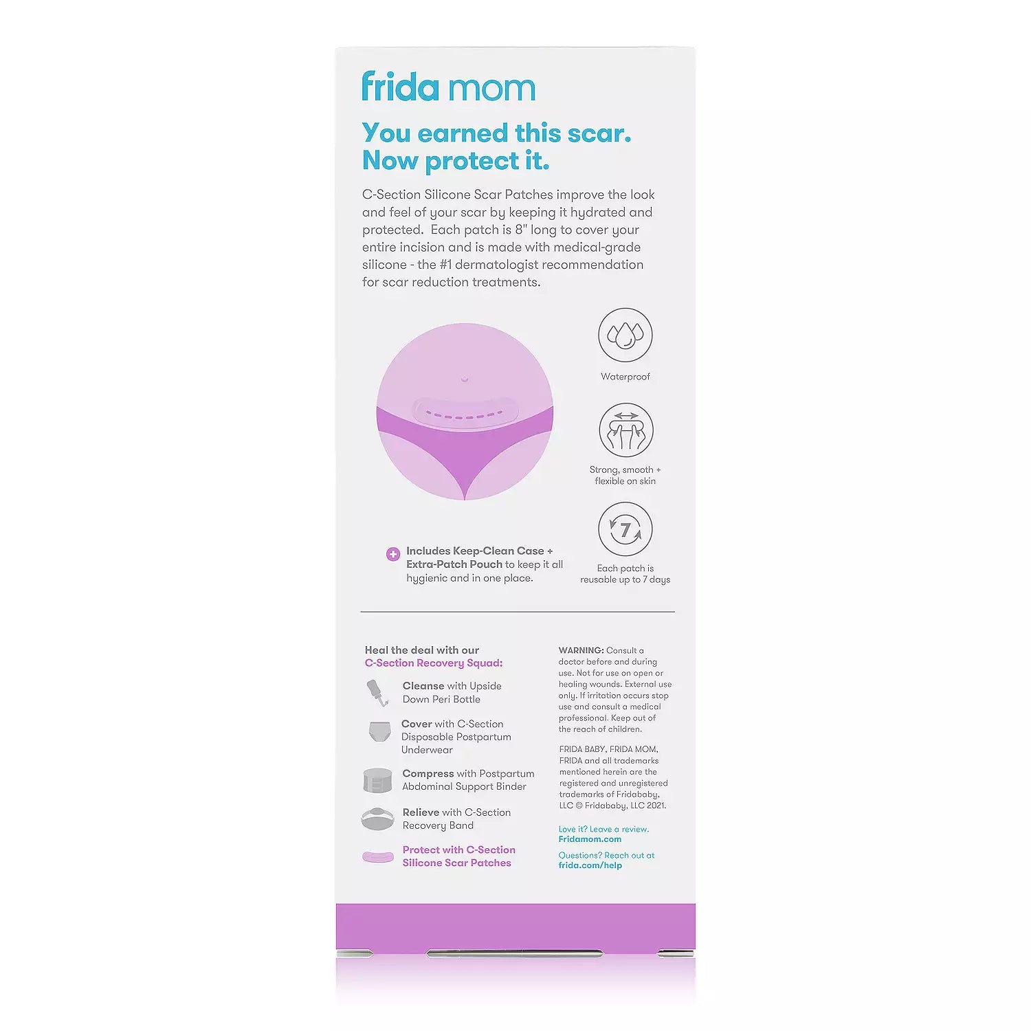 Frida Mom C-section Silicone Scar Patches