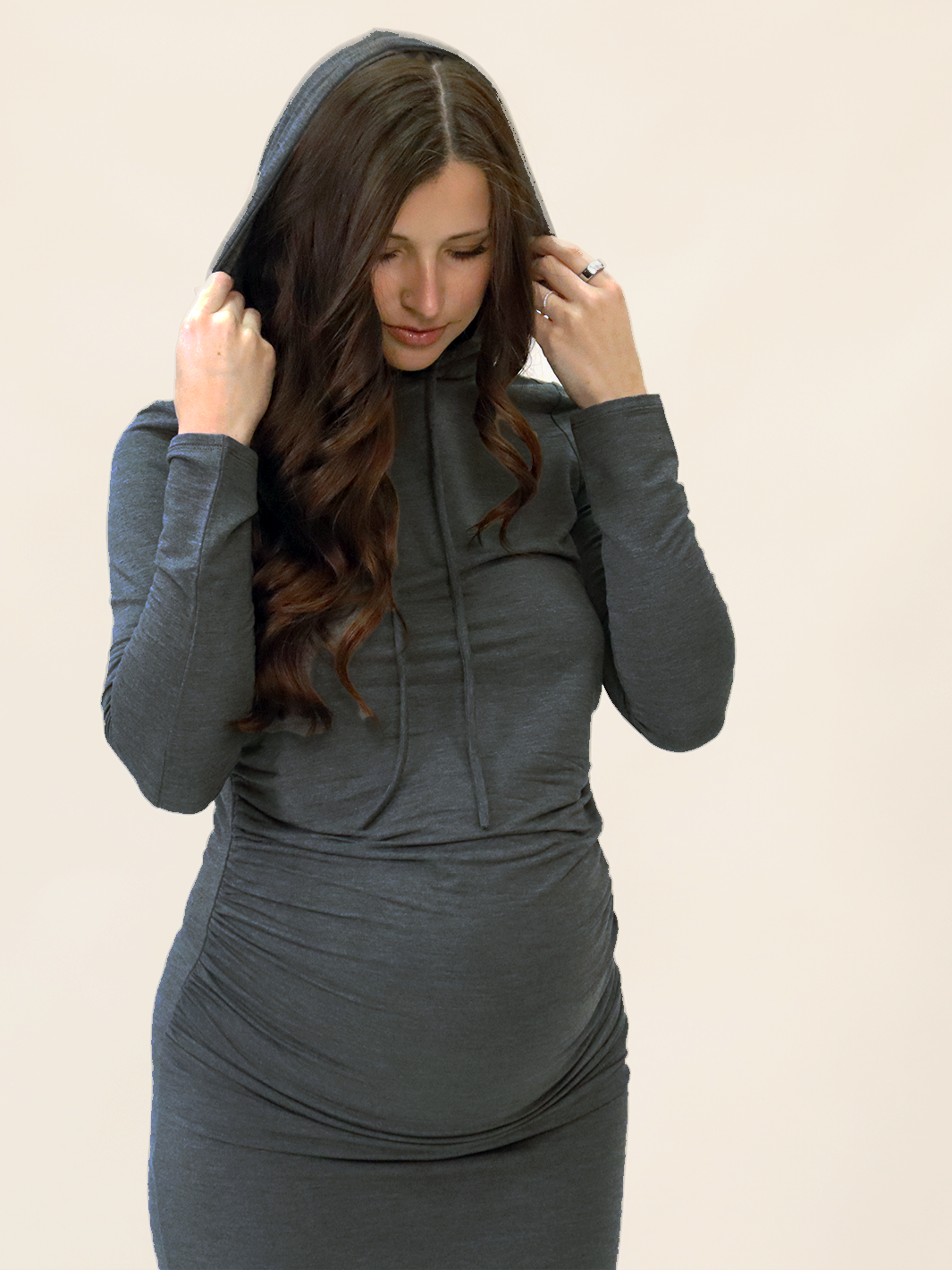 Brooklyn Maternity Hoodie Dress