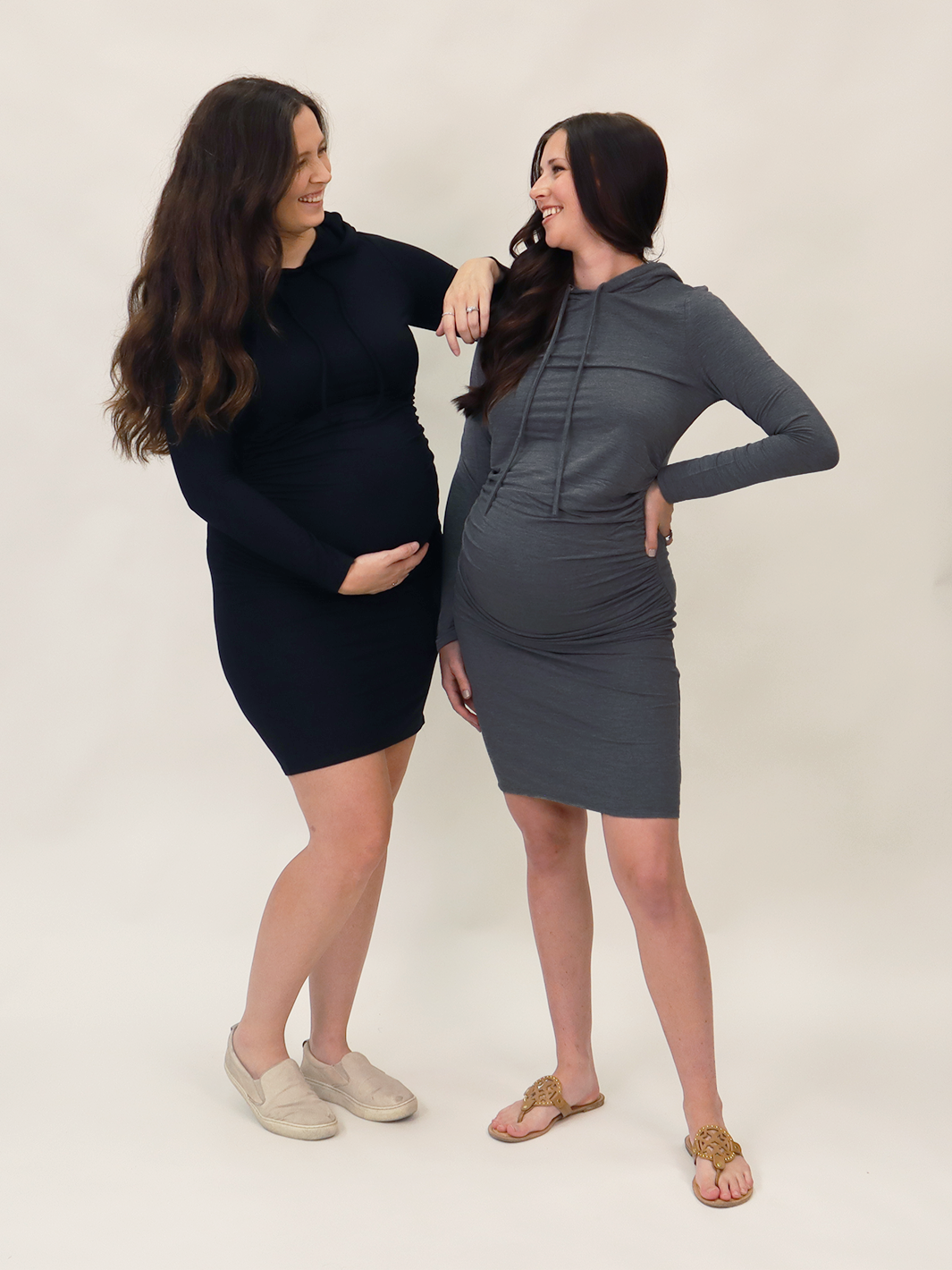 Brooklyn Maternity Hoodie Dress