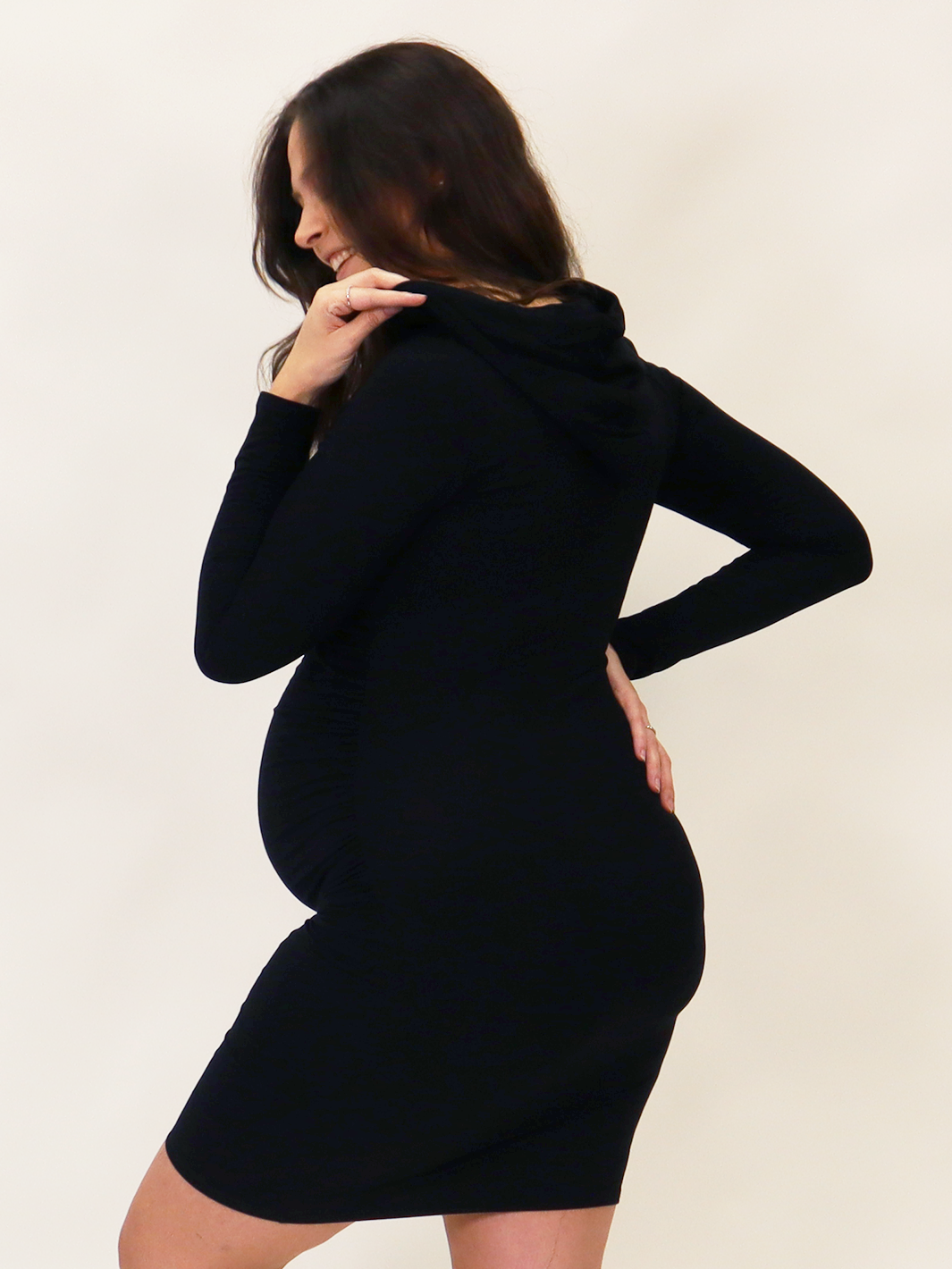 Brooklyn Maternity Hoodie Dress