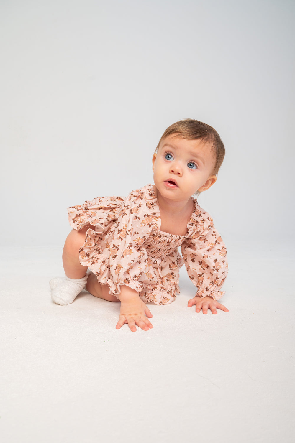 Willow Romper in Rose Pink