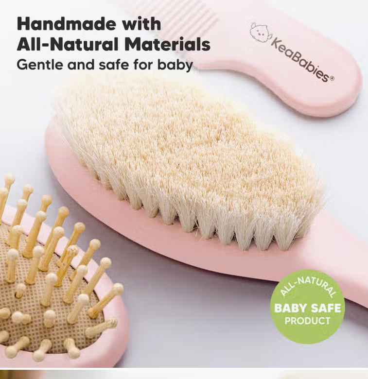 Baby Hair Brush and Comb Set for Newborn – KeaBabies