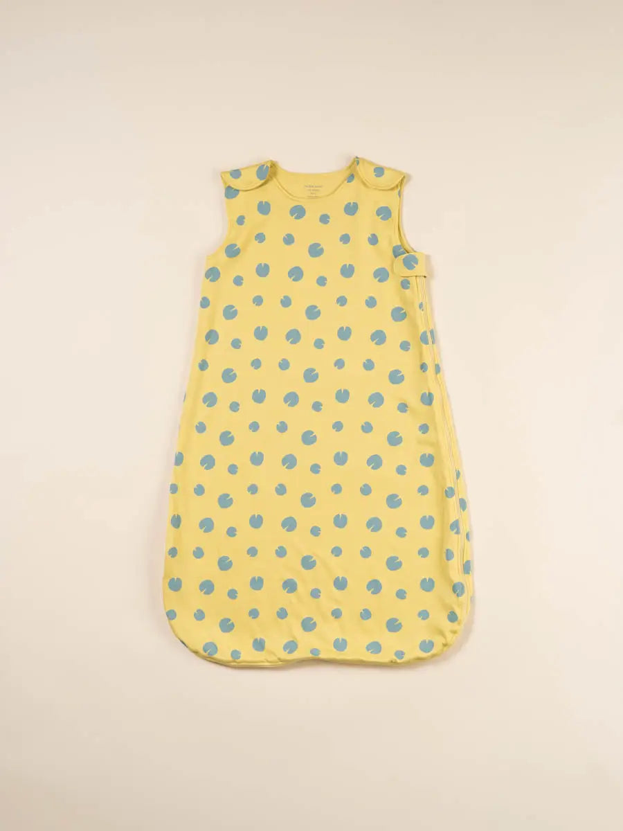 Summer Baby Sleep Bag - Pima Cotton - Lotus Leaves Dusky