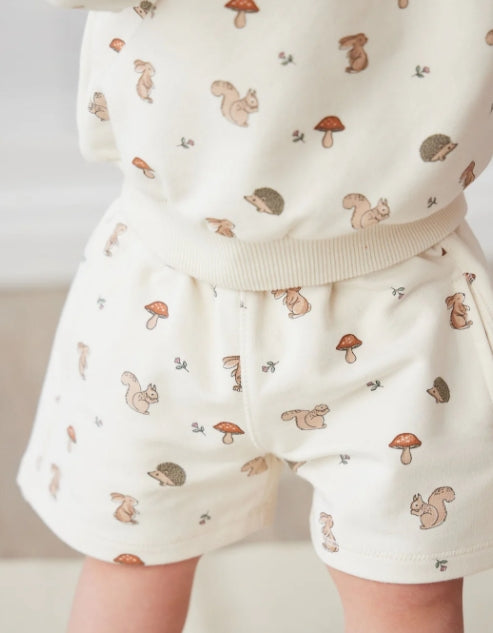 Organic Cotton Jalen Short - Woodland Friends