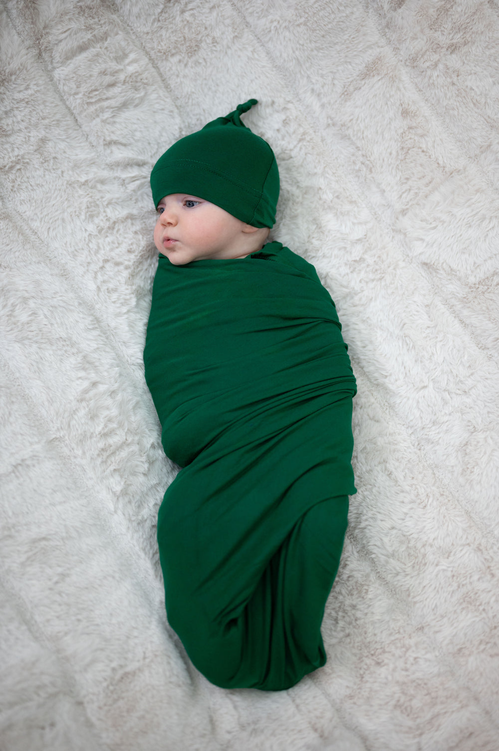 Baby Swaddle Set: Emerald