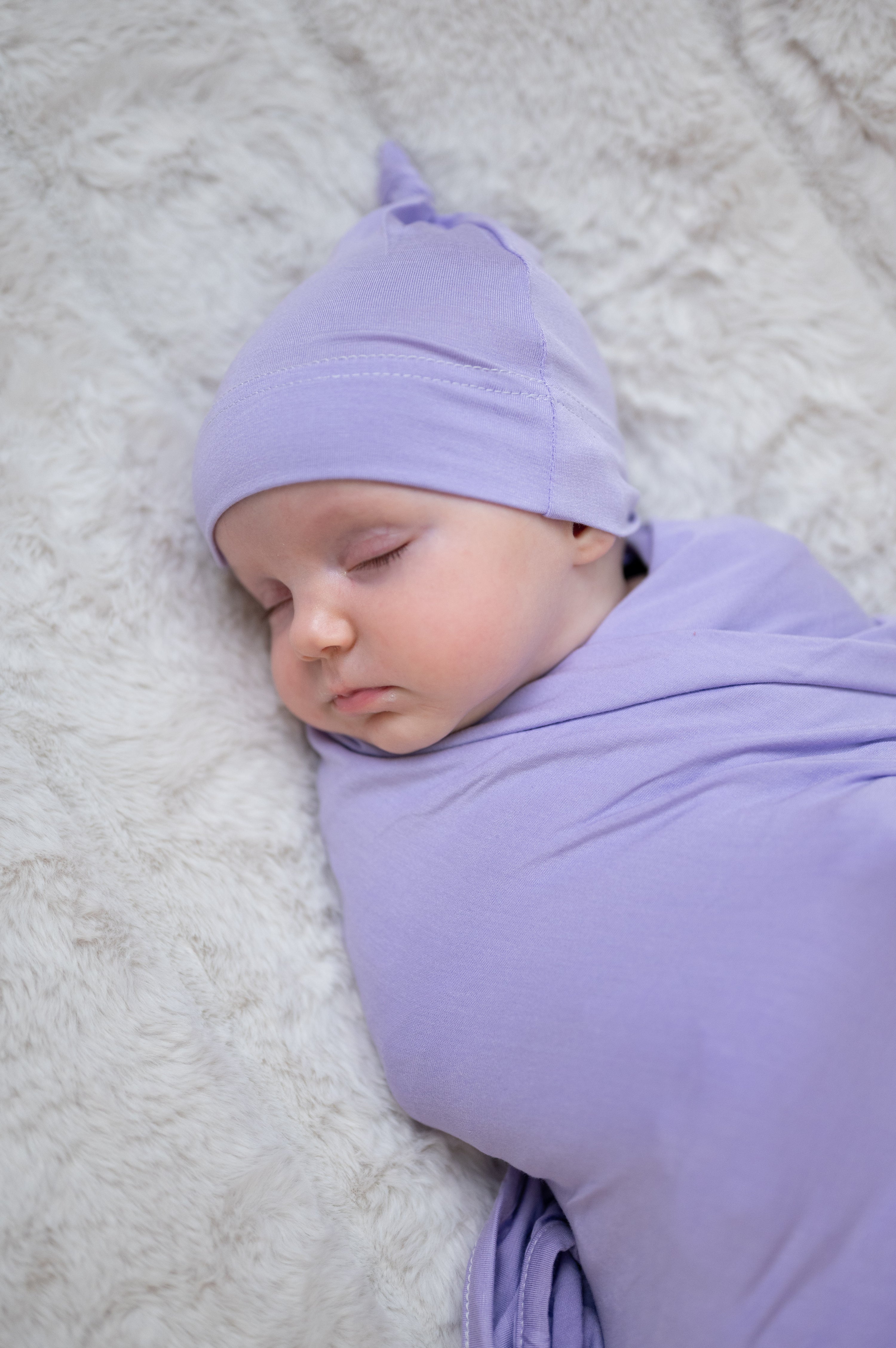 Baby Swaddle Set: Lilac