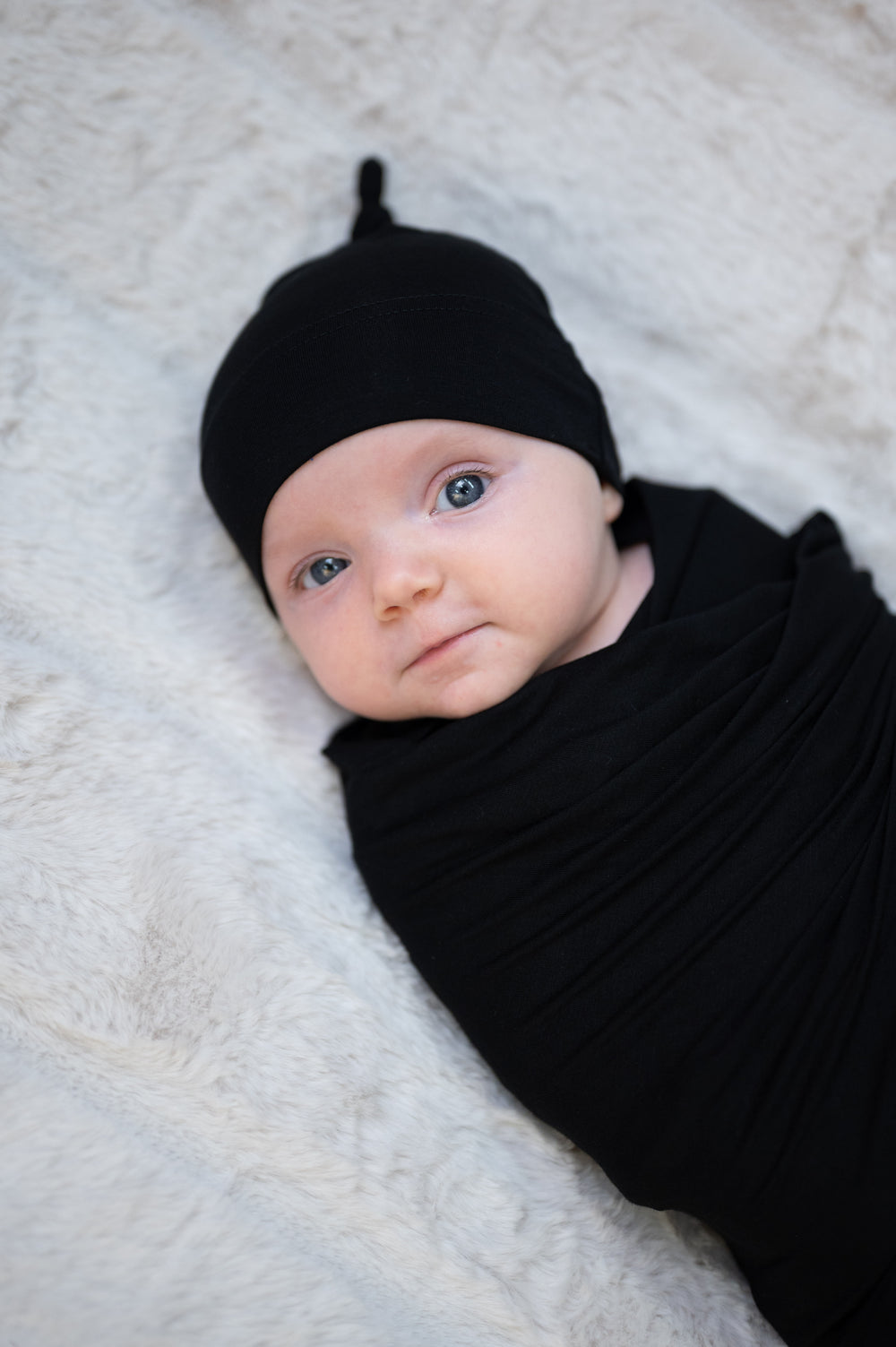 Baby Swaddle Set: Black