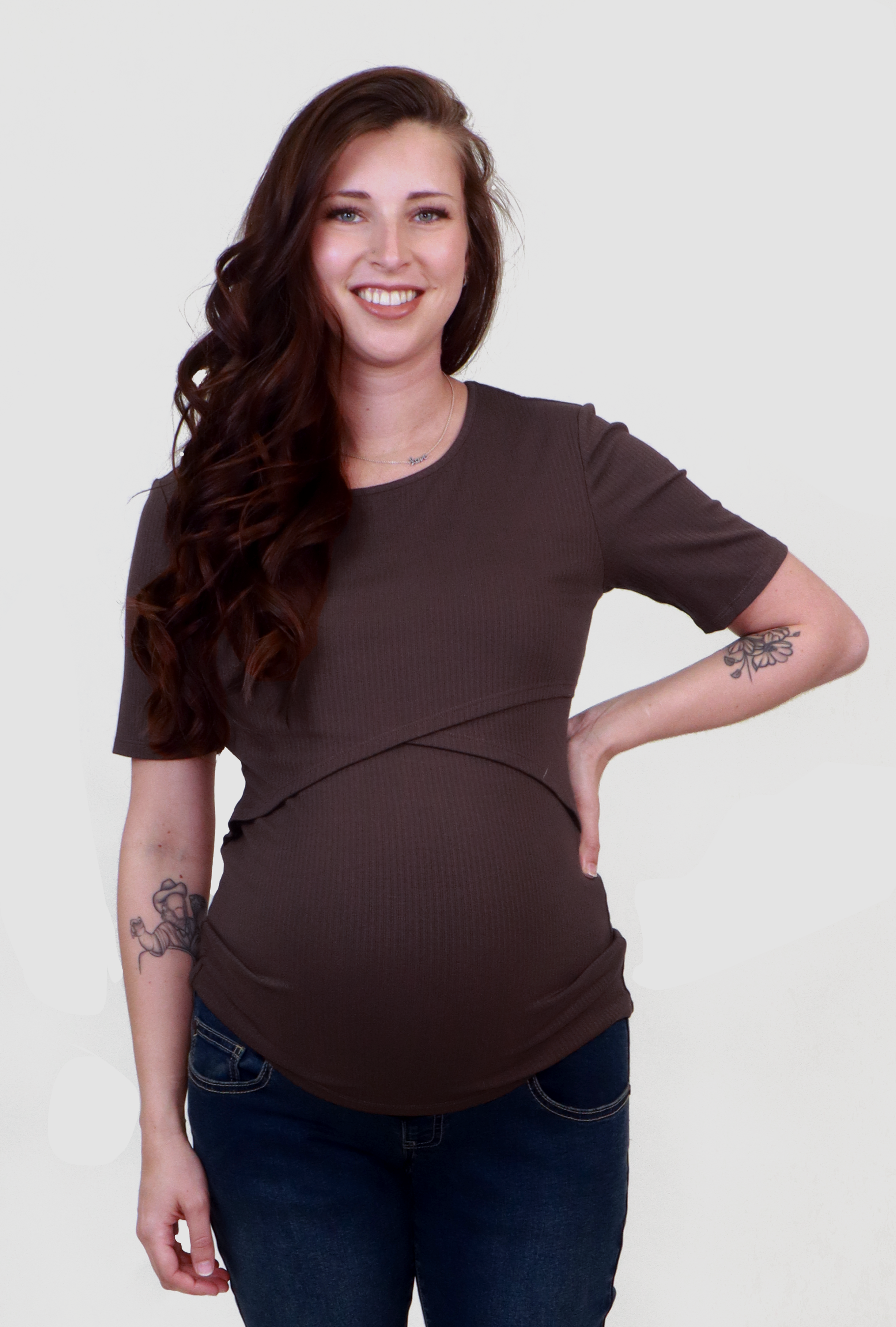 Julia Layered Maternity & Nursing Top