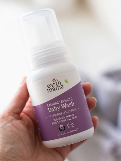 Earth Mama Calming Lavender Baby Wash 5.3 fl