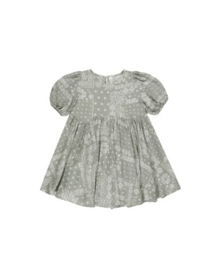 Girls Rose Dress - Laurel Bandana