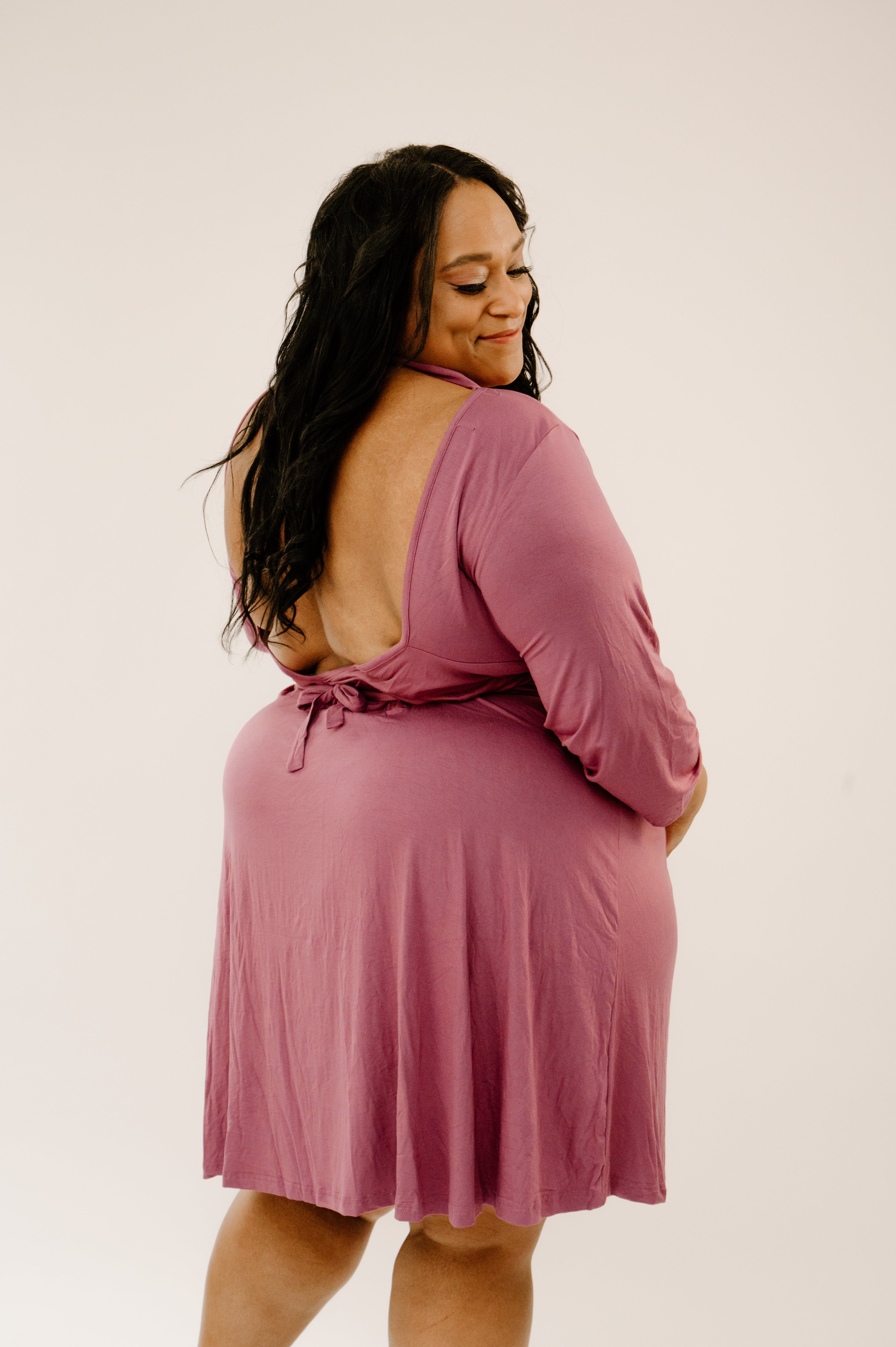 Plus size labor shop gown