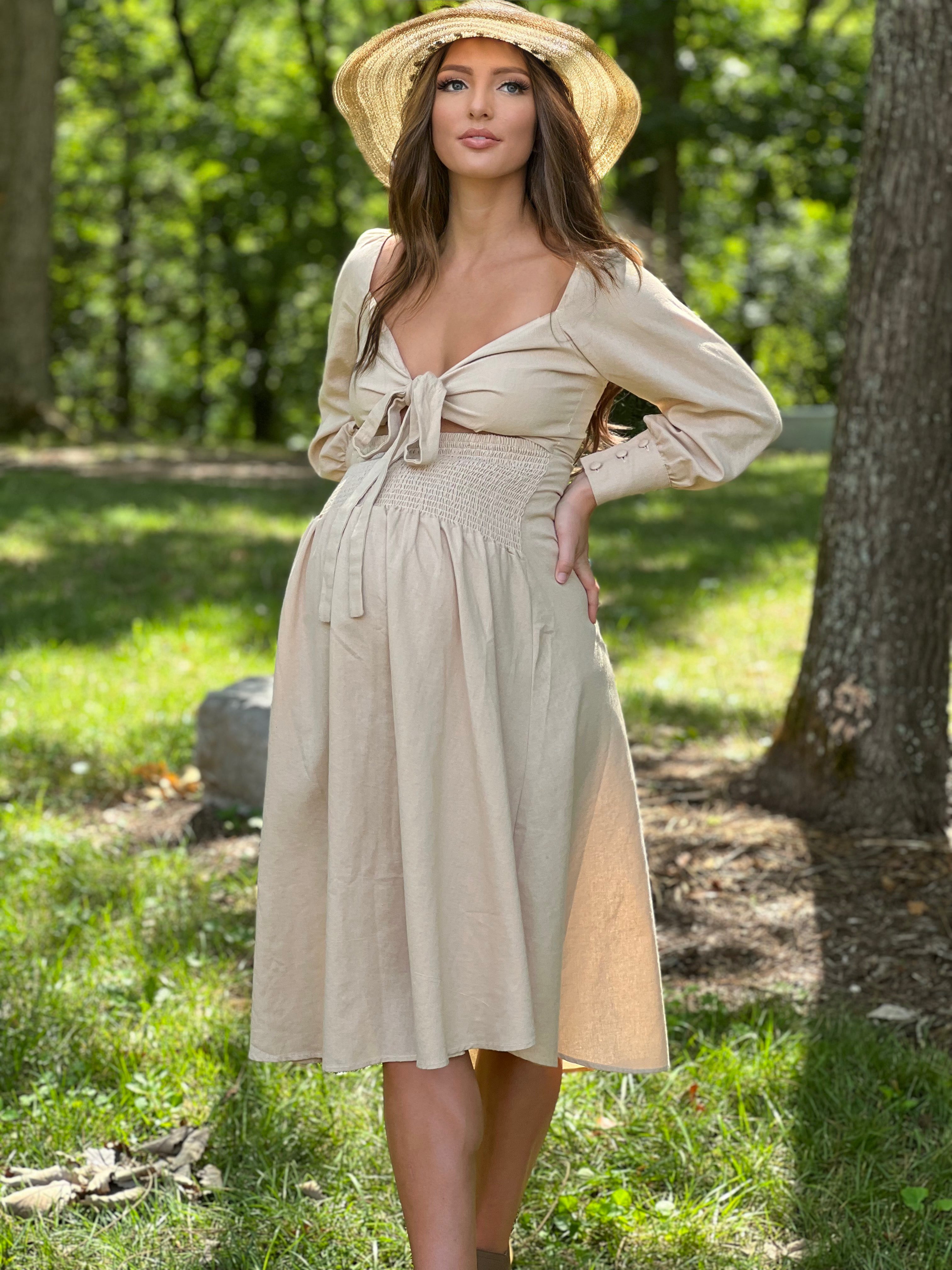 Juniper Dress in Sand